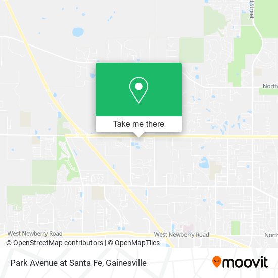 Park Avenue at Santa Fe map