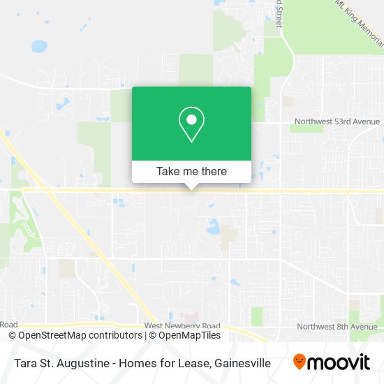 Tara St. Augustine - Homes for Lease map