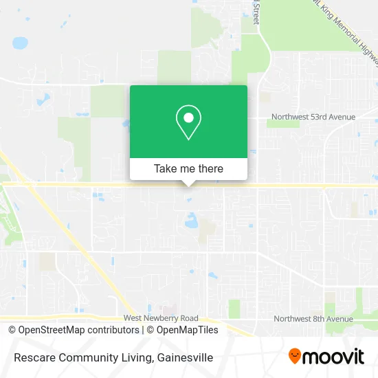 Rescare Community Living map