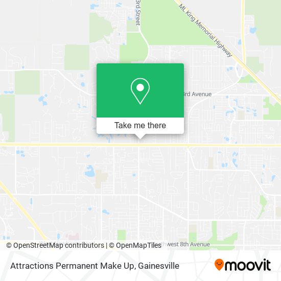 Mapa de Attractions Permanent Make Up