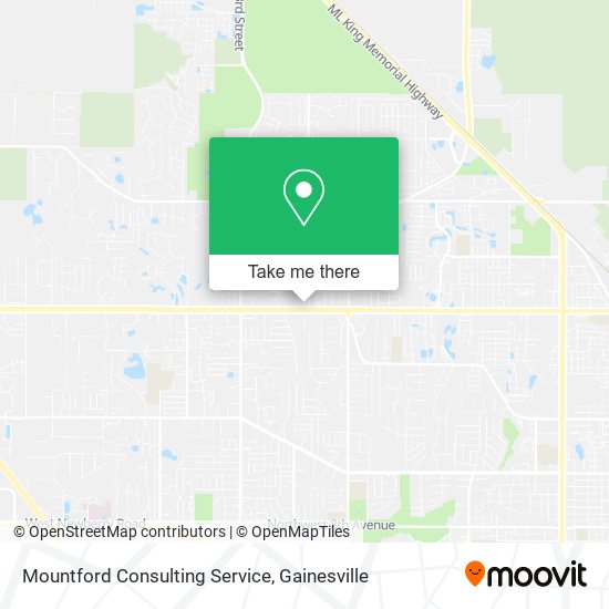 Mountford Consulting Service map
