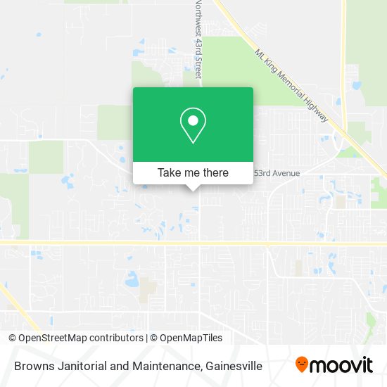 Browns Janitorial and Maintenance map