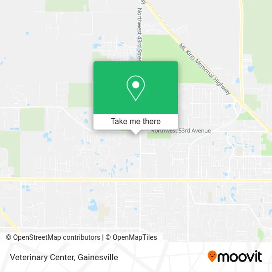 Veterinary Center map