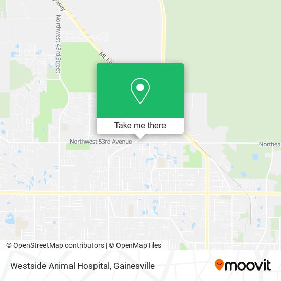 Westside Animal Hospital map