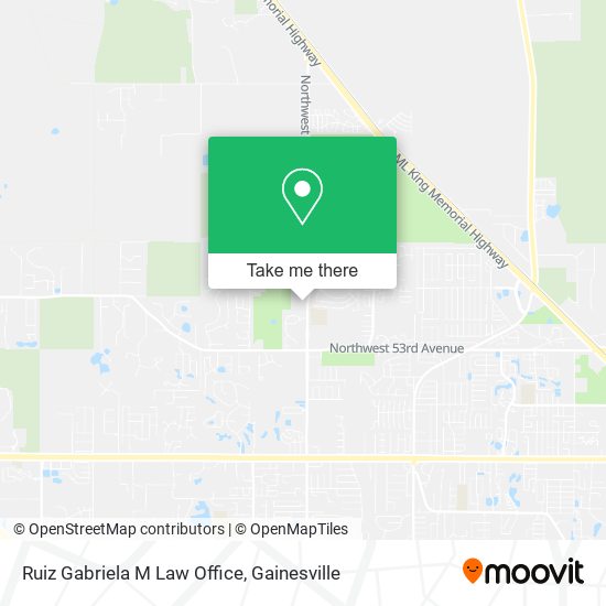 Mapa de Ruiz Gabriela M Law Office