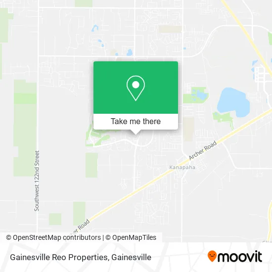Gainesville Reo Properties map