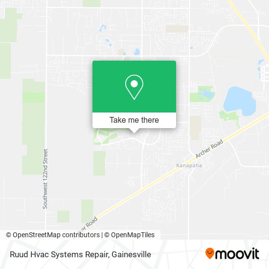 Mapa de Ruud Hvac Systems Repair