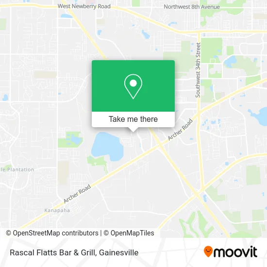 Rascal Flatts Bar & Grill map