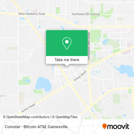 Coinstar - Bitcoin ATM map