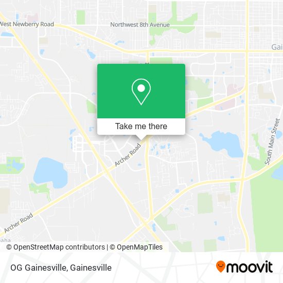 OG Gainesville map