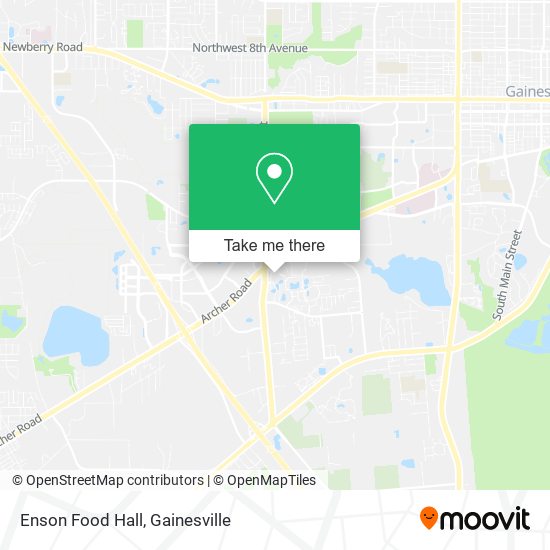 Enson Food Hall map