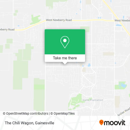 The Chili Wagon map