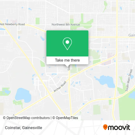 Coinstar map
