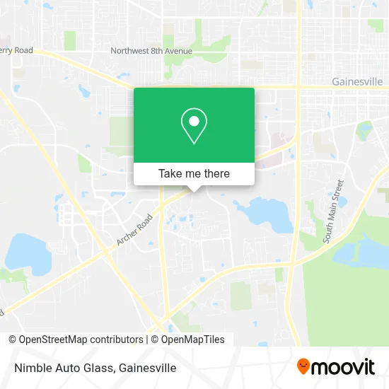 Nimble Auto Glass map