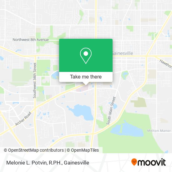 Melonie L. Potvin, R.PH. map