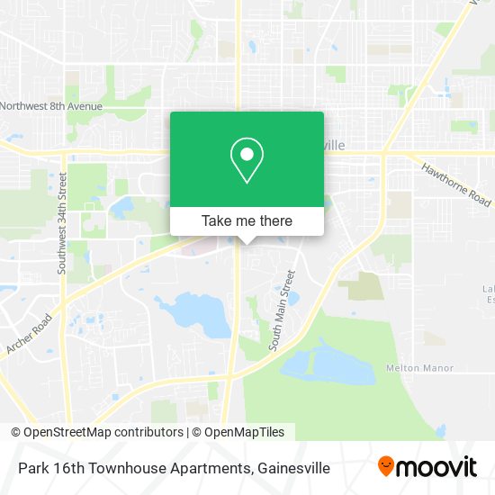 Park 16th Townhouse Apartments map