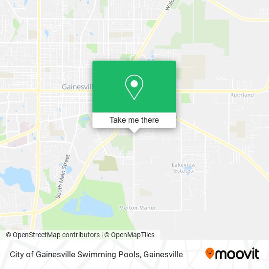 Mapa de City of Gainesville Swimming Pools