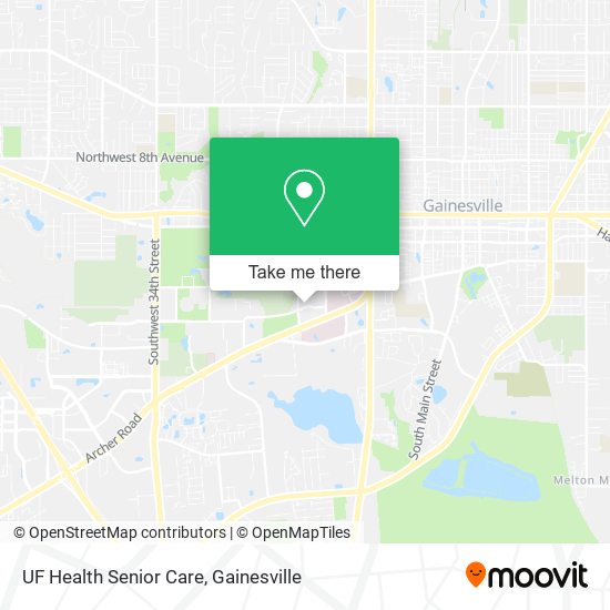 UF Health Senior Care map