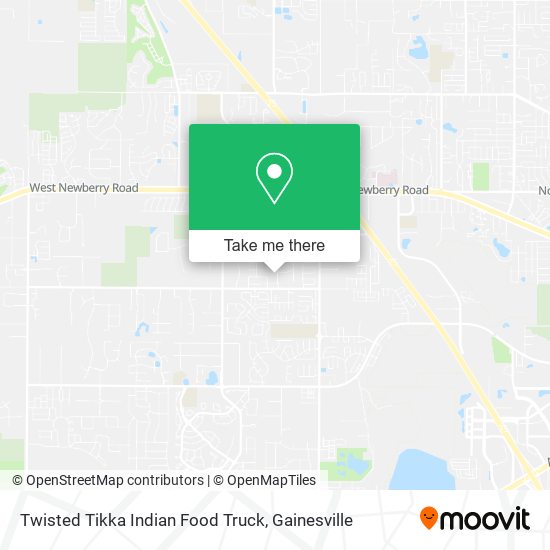 Twisted Tikka Indian Food Truck map