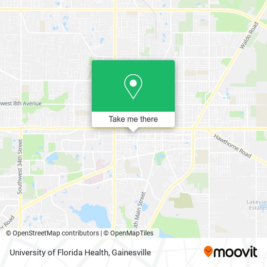 Mapa de University of Florida Health