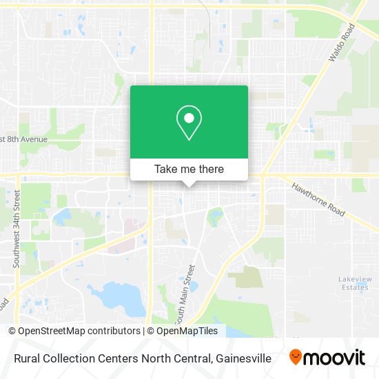 Mapa de Rural Collection Centers North Central