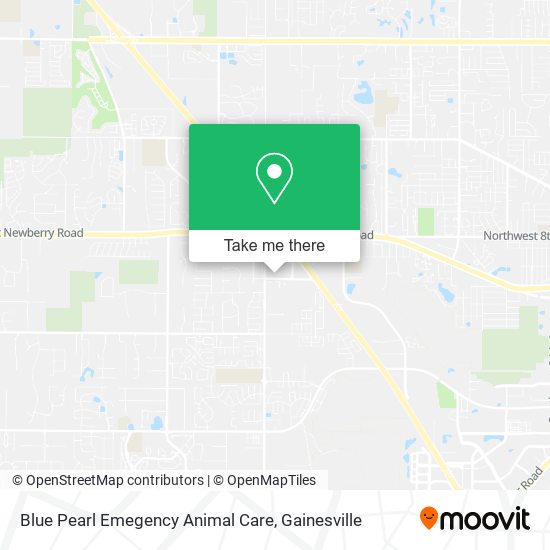 Blue Pearl Emegency Animal Care map