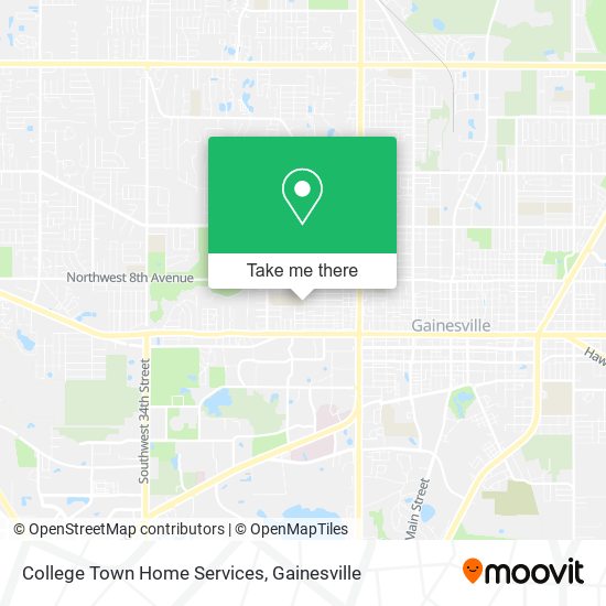 College Town Home Services map