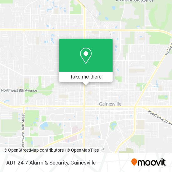 ADT 24 7 Alarm & Security map