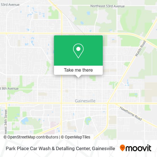 Park Place Car Wash & Detalling Center map