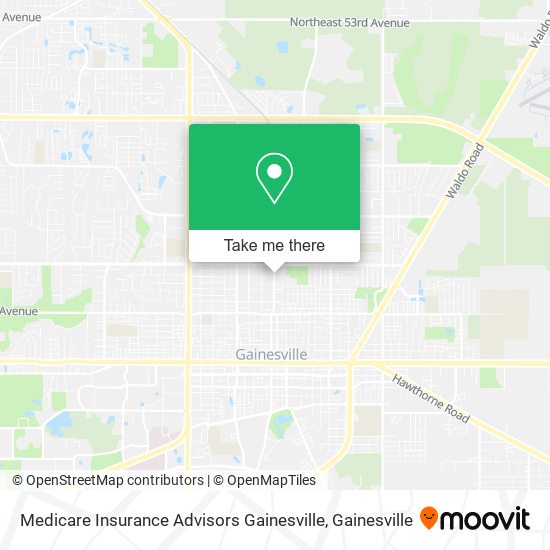 Mapa de Medicare Insurance Advisors Gainesville