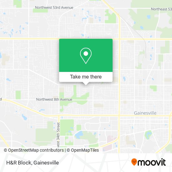 H&R Block map