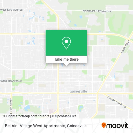 Bel Air - Village West Apartments map