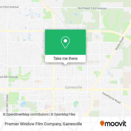 Premier Window Film Company map