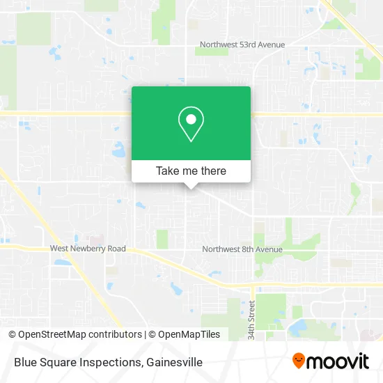 Blue Square Inspections map