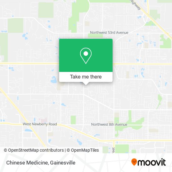 Chinese Medicine map