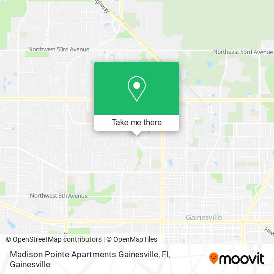 Madison Pointe Apartments Gainesville, Fl map