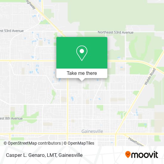 Casper L. Genaro, LMT map