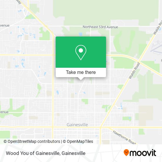 Wood You of Gainesville map