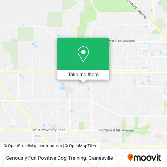 Mapa de Seriously Fun Positive Dog Training