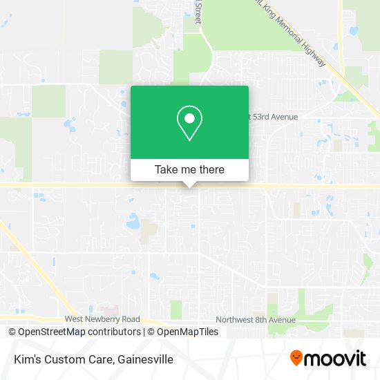 Kim's Custom Care map