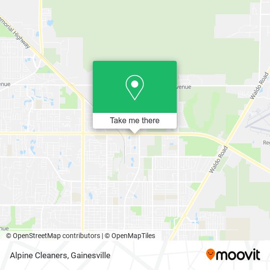 Alpine Cleaners map