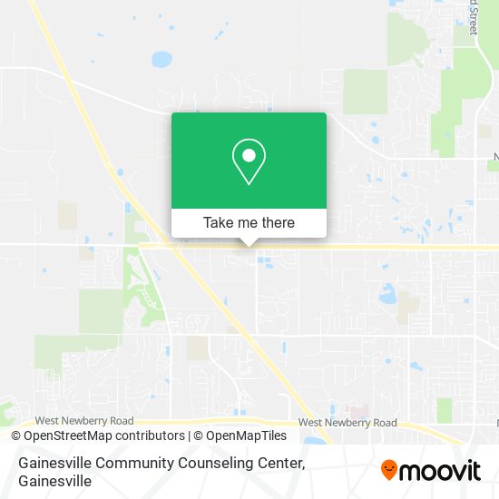 Gainesville Community Counseling Center map