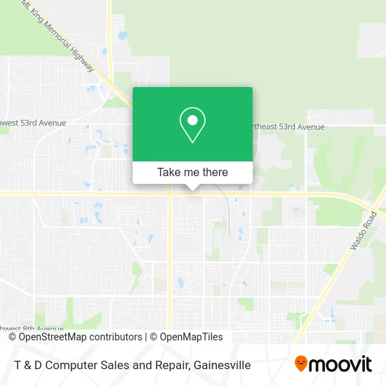 T & D Computer Sales and Repair map