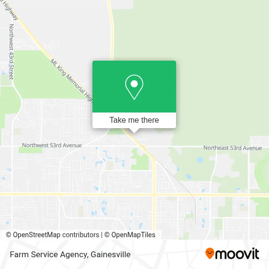 Farm Service Agency map