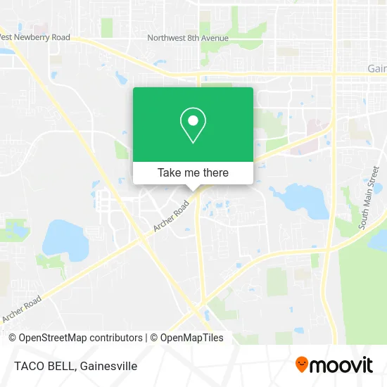 TACO BELL map