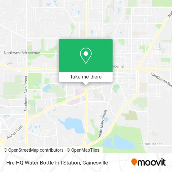 Hre HQ Water Bottle Fill Station map