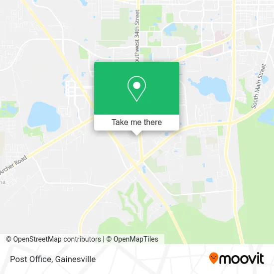 Post Office map