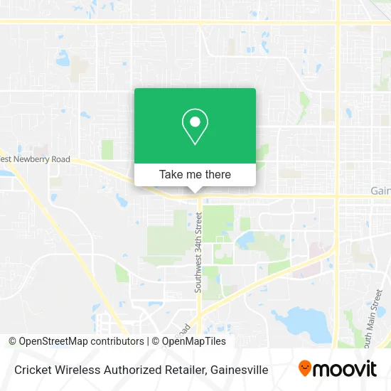 Cricket Wireless Authorized Retailer map