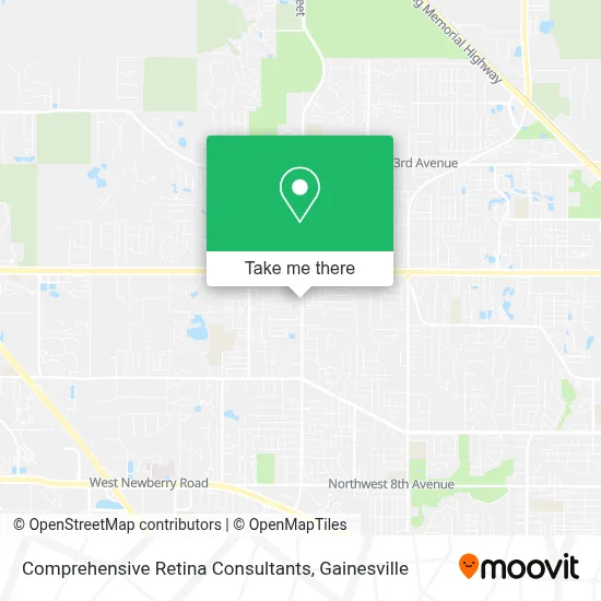Comprehensive Retina Consultants map