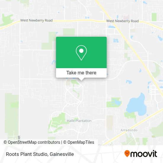 Roots Plant Studio map